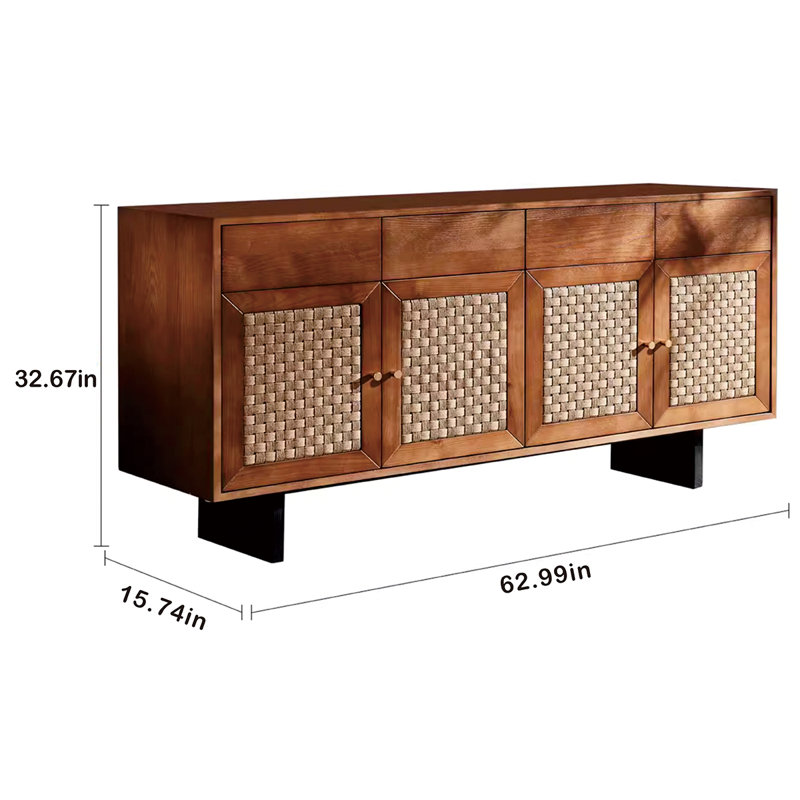 Farol Sideboard, 32.67" x 62.99" x 15.74"