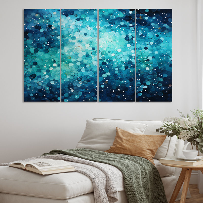" Aqua Lagoon I " 4 - Pieces