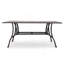 Outdoor Cast Aluminum Rectangular Dining Table
