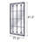 Levi Metal Flat Mirror