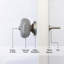 Paquet de boutons de champignon surdimensionné de 2 po de diamètre