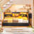 Daybed With 2 Underneath Storage Drawers And Charging Station, L-shape Corner Bed Frame With Storage Bookcase And Led Lights For Living Room, Bedroom & Guest Room-140108792-151470851