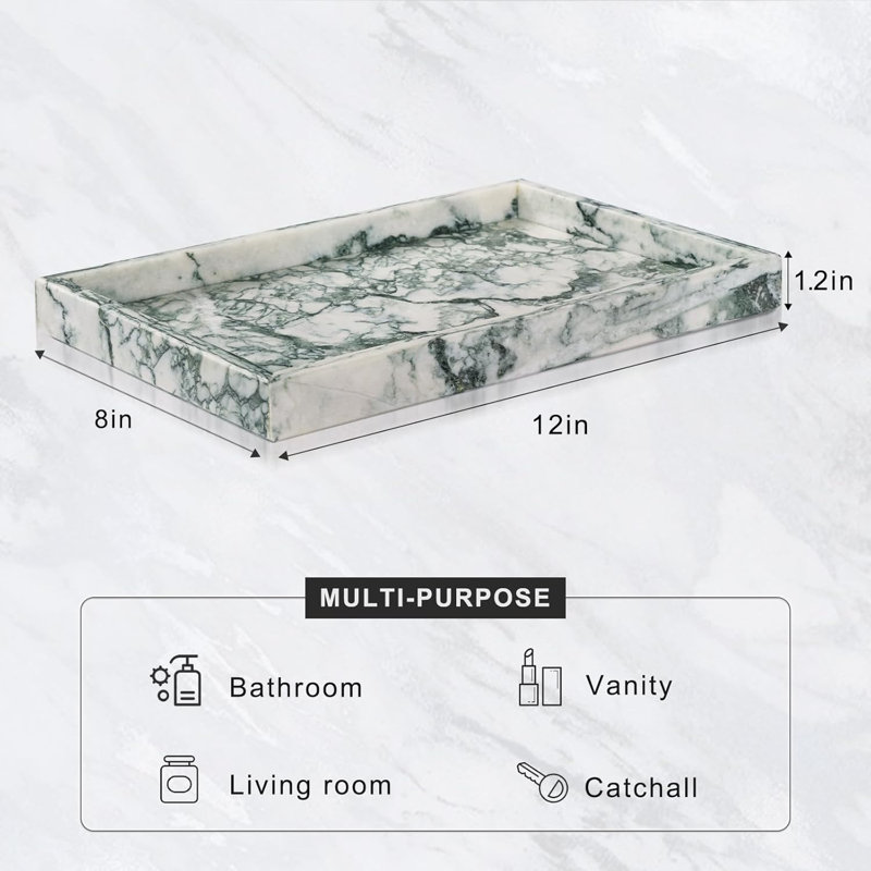 Bathroom Tray for Countertop & Home Decor