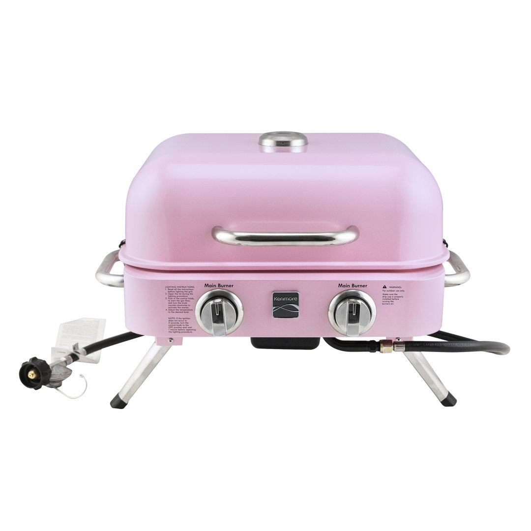 Kenmore 2-Burner Portable Tabletop Retro Gas Grill Kenmore 