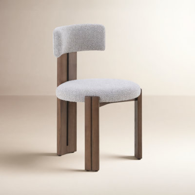 Aymer Fabric Side Chair in Gray