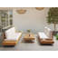 Corbe Wicker 5 - Person Garden Lounge Set with Cushions