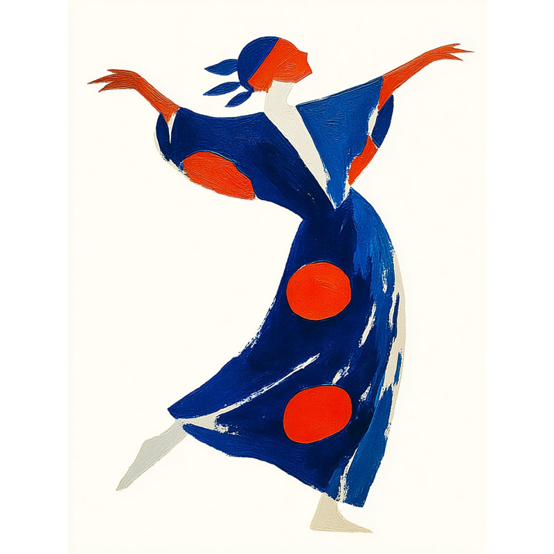 «Midnight Dance», art mural sur toile tendue, H 24 po x l 16 po x P 1,5 po