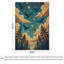 Jeté en flanelle Starry Night Sky-133659204