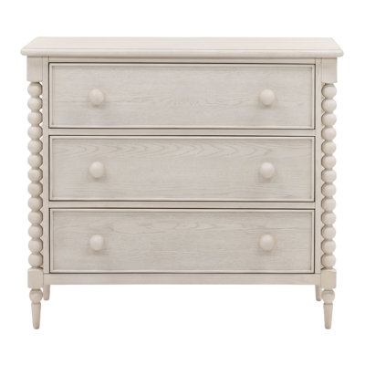 Commode 3 tiroirs Marcellina, blanc cassé