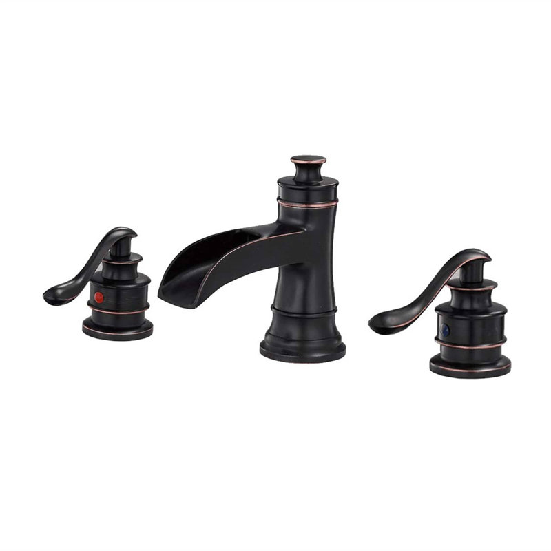 Widespread 2-handle Bathroom Faucet, Oil Rubbed Bronze