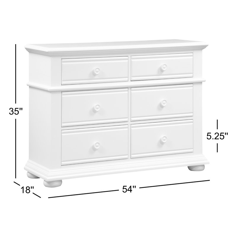 Commode double l 6 tiroirs Alvy