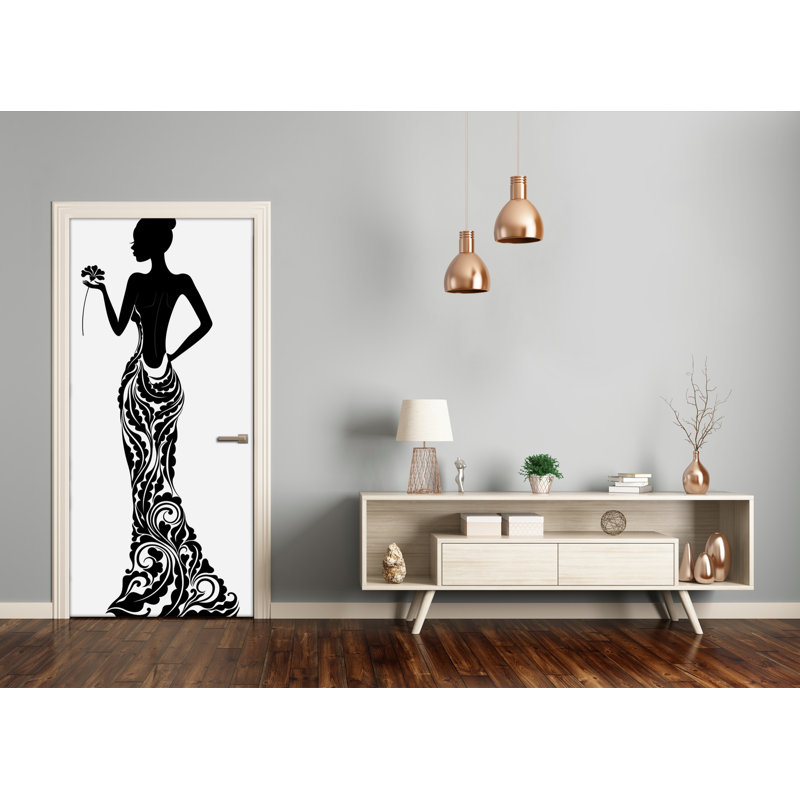 Fashion Illustration Door Decal