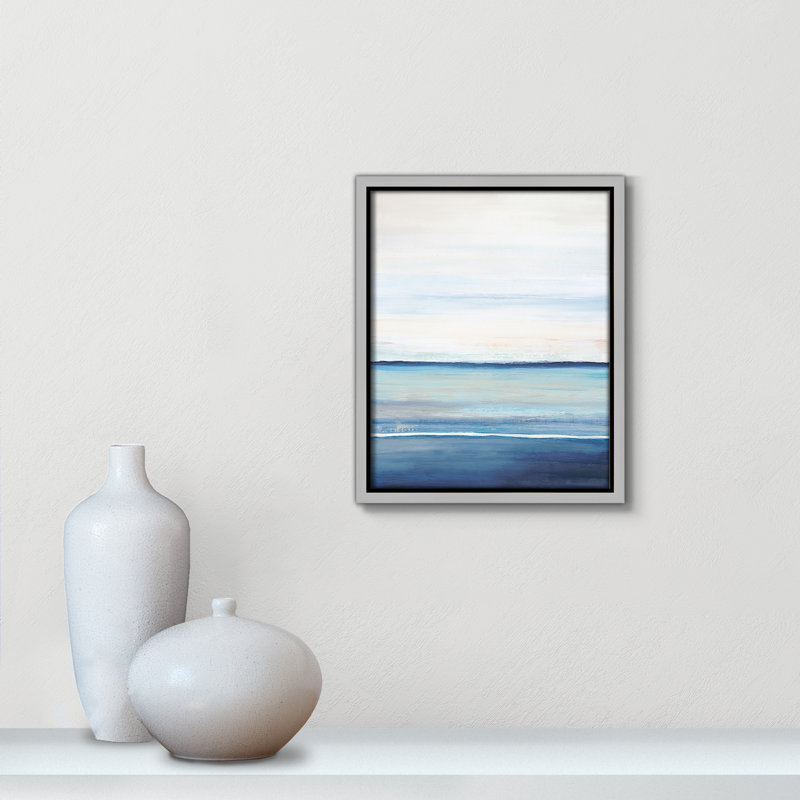 Distant Whispers by Filippo Ioco, 11.5" H x 9.5" W x 2" D, Silver Framed Canvas