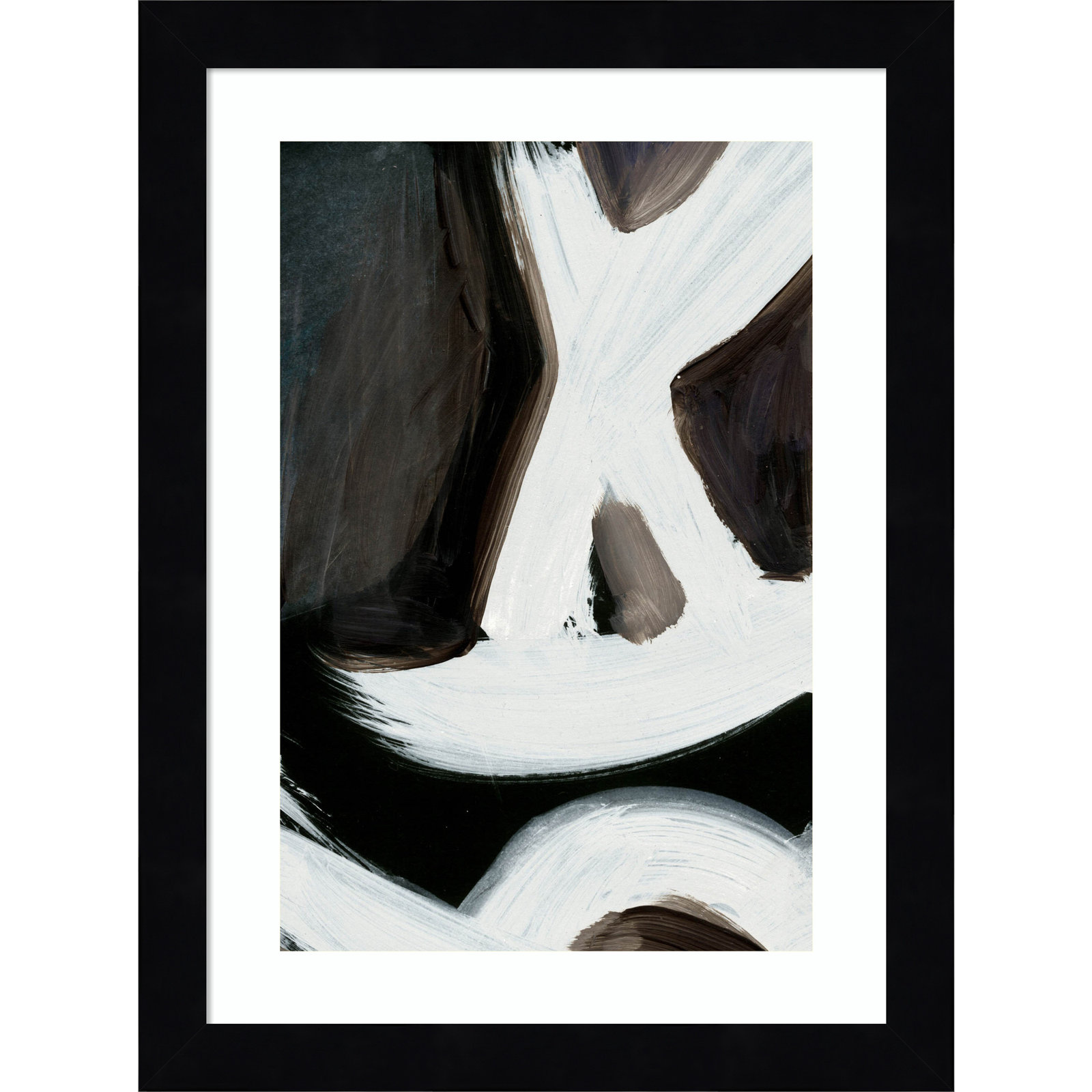 Ottoville "Connected No. 2" Print, 13" H x 10" W, Black