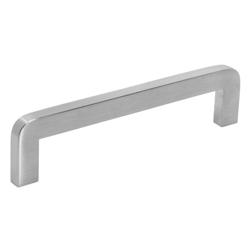 Rectangular Cabinet Pull, Satin Stainless Steel, 4"