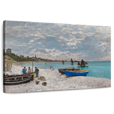 Mehar The Beach At Sainte-Adresse 1867