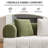 4-Seater Colorblock Compression Sofa With Curved Armrests And Plush Cushions, Sectional Boneless Sofa for Living Room, Chenille Fabric-121090302