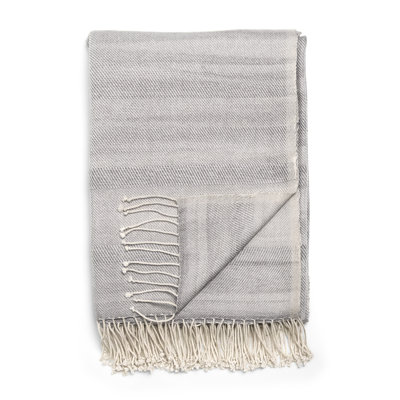 Stripe Cashmere Throw