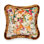 Hollyhocks Velvet Throw Square Pillow Cover & Insert