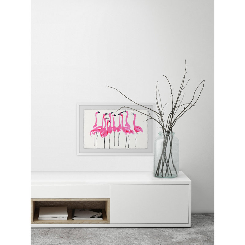 Flamboyance II - Single Picture Frame Painting, 41cm H x 61cm W x 4cm D
