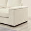 Canapé modulaire à assise profonde avec repose-pieds et canapé en velours côtelé-1947732032