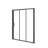 56-60"W x 70"H Framed Sliding Shower Door - Adjustable Width & Reversible Installation