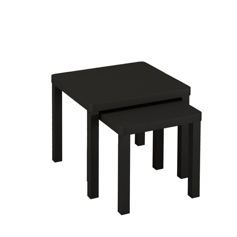2 - Piece Living Room Table Set, Black