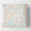 Motif abstrait géométrique abstrait - Coussin Mid-Century-800086280