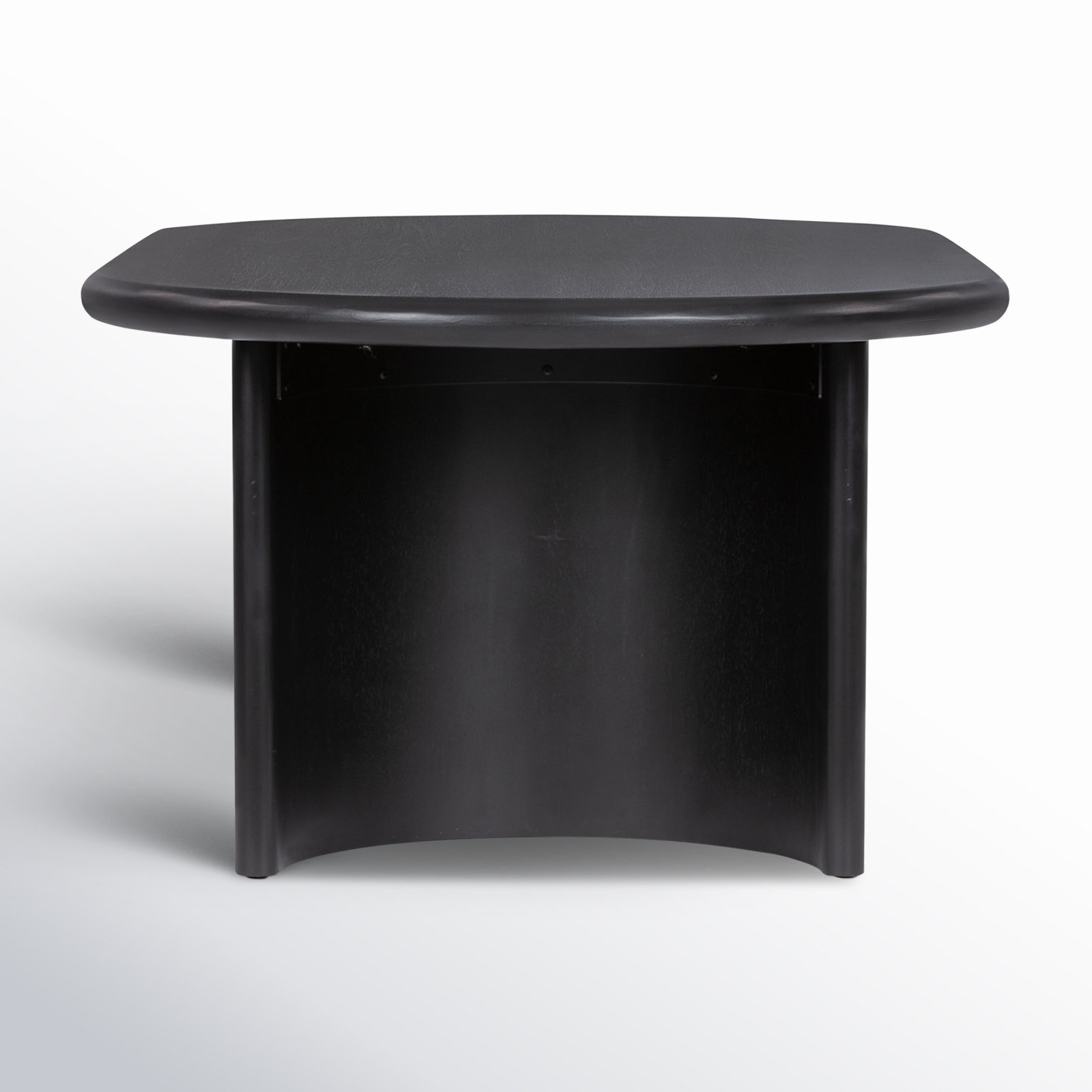 Haiden Single Coffee Table, Aged Black Acacia, 17" H x 35" L x 65" W