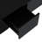 Black Coffee Table With Hidden Compartments And 2 Drawers For Primary Living Space Glossy Storage Extendable Top,