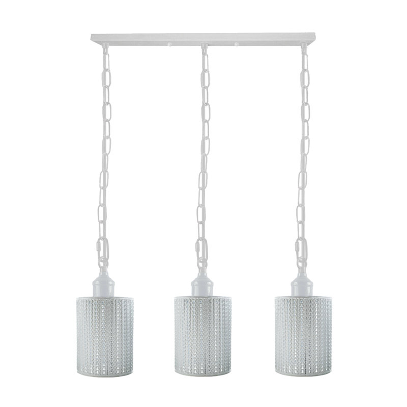 Chonie 3 - Light Kitchen Island Pendant, Yes, White