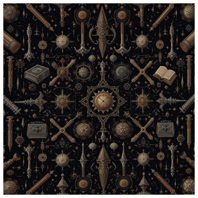 Couvre-lit matelassé Steampunk
