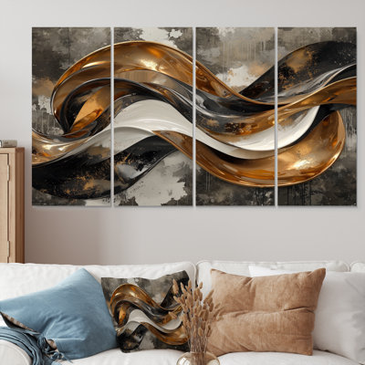 Cramlington - Art mural abstrait - art mural moderne pour le salon