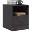34.5cm W Steel Bedside Table-101281352