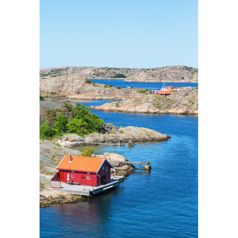 Cottage By Sea by TT - Wrapped Canvas Print, 46cm H x 30cm W