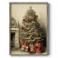 «Christmas Holiday Art CDXCV», reproduction d'art encadrée - bois massif-139973304