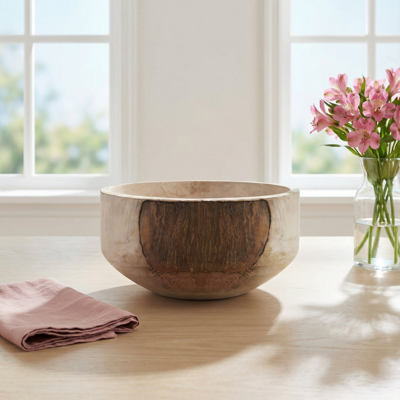 Bryes Handmade Wood Decorative Bowl