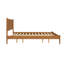 Lit plateforme en bois Eastern King
