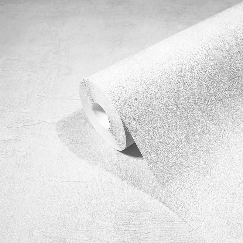 Rouleau de papier peint texturé à finition béton gris Textures Collection