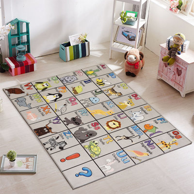 Eder Rectangle Machine Woven Polyester Rug