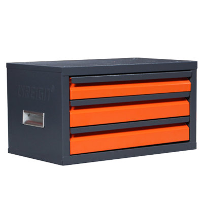Organisateur de forets - Convient aux embouts, aluminium, cuivre, acier allié doux, bois. Armoire en acier. 3 tiroirs, L 15,7 po x l 9,4 po, H 11,8 po.