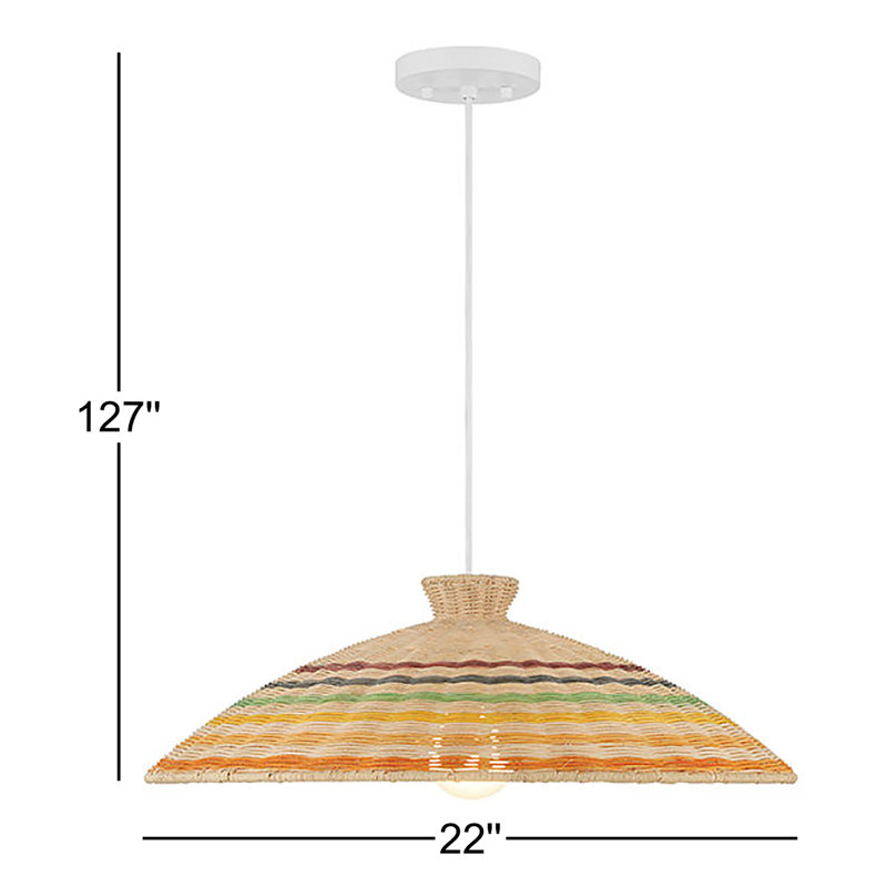 Luminaire suspendu 1 lumière Lulette
