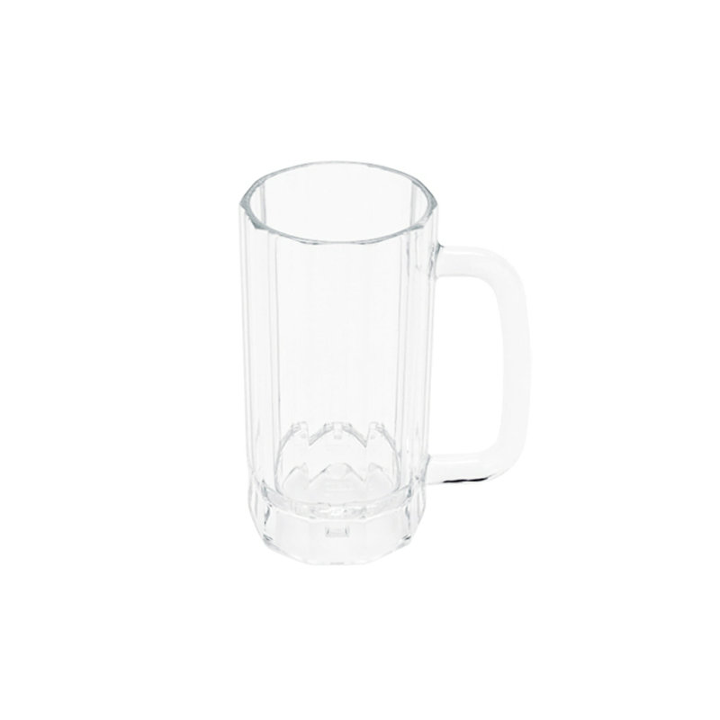 GET Chope à bière en plastique incassable, 20 oz, polycarbonate, 00087-PC-CL (ensemble de 12), 16 oz