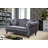 Evianna 79.5'' Velvet Sofa-129680436-92171950
