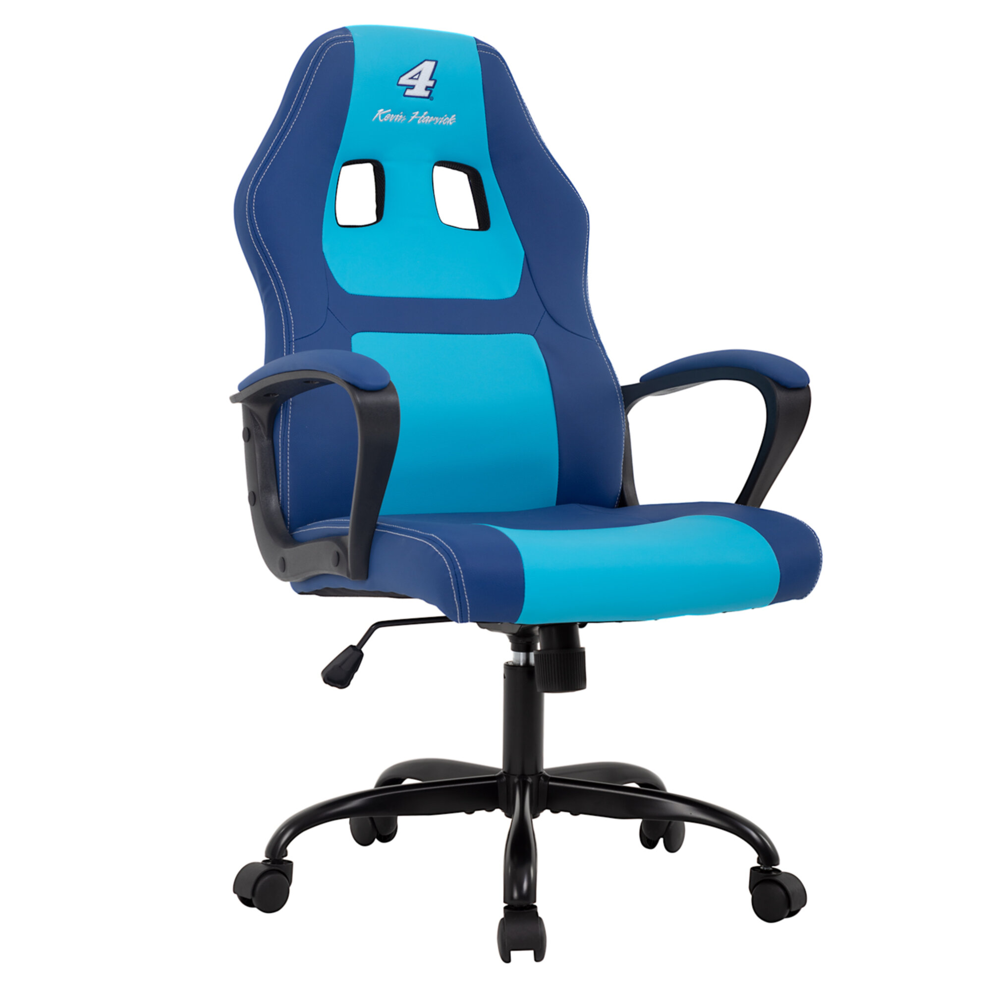 Office Chair Computer Desk Chair Gaming - Ergonomic Mid Back Cushion Lumbar  Support with Wheels Comfortable Blue Mesh Racing Seat Adjustable Swivel