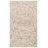 Azrael Hand Tufted Wool Cotton with Latex Geometric Rug in Ivory/Gray-178413221
