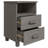 Hamar Nightstand Storage Bedside Cabinet Nightstand with 2 Drawers Pine Wood-394241575-337029930