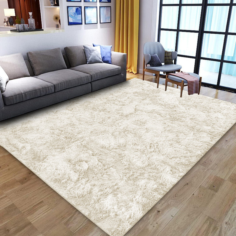 Fairway Cream Soft Shaggy Area Rug for all rooms, Runner 60 x 220cm