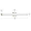 Éclairage pour meuble-lavabo linéaire intégré en nickel brossé à DEL de 36 po 5CCT Phase 6-127379918-130105089
