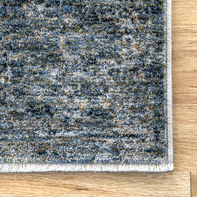 Tapis de style oriental gris foncé, Rectangle 5 pi x 7 pi